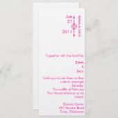  Invitation de mariage (Devant / Derrière)