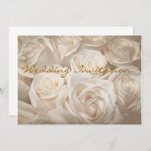 Invitation de mariage (Devant / Derrière)