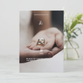 Invitation de mariage (Debout devant)