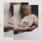 Invitation de mariage (Devant / Derrière)