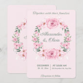 Invitation de mariage (Devant / Derrière)