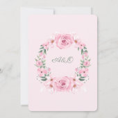 Invitation de mariage (Dos)