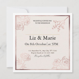 Invitation de mariage