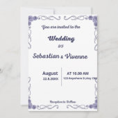 Invitation de mariage (Devant)