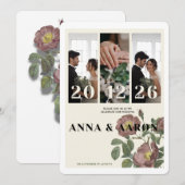 Invitation de mariage (Devant / Derrière)