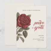 invitation de mariage (Devant / Derrière)