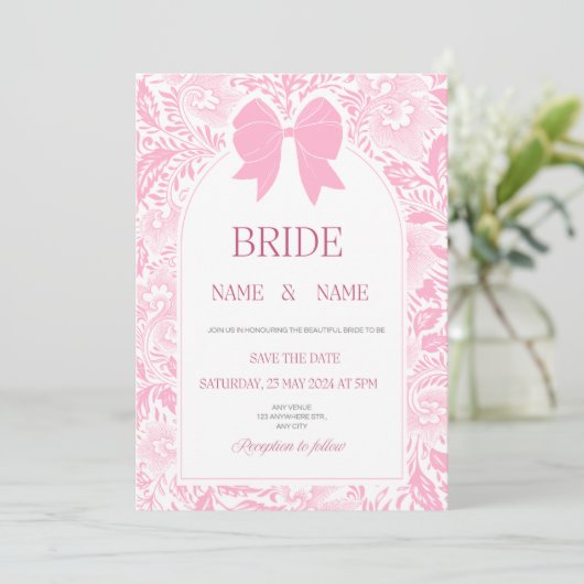 Invitation de mariage (Debout devant)
