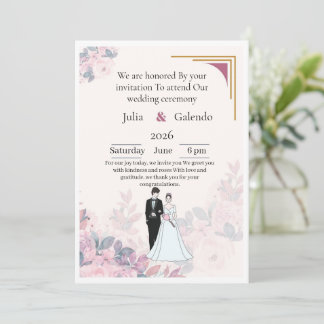 invitation de mariage