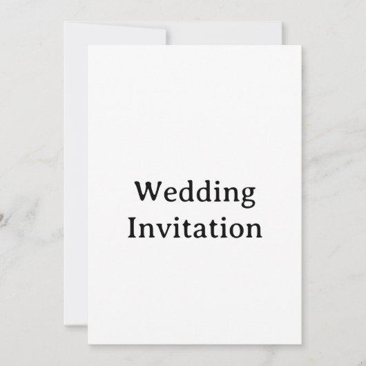 Invitation de mariage (Devant)