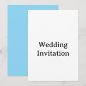 Invitation de mariage (Devant / Derrière)