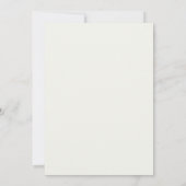 Invitation de mariage (Dos)