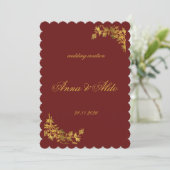 Invitation de mariage (Debout devant)