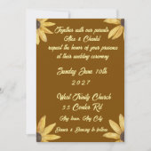 Invitation de mariage (Devant)