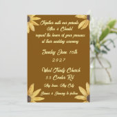 Invitation de mariage (Debout devant)