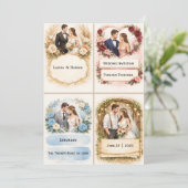 Invitation de mariage (Debout devant)