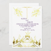 Invitation de mariage (Devant / Derrière)