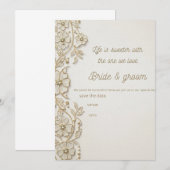 invitation de mariage (Devant / Derrière)