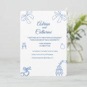 Invitation de mariage (Debout devant)