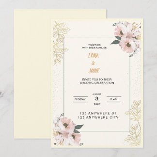 Invitation de mariage