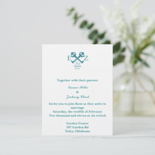  Invitation de mariage (Debout devant)