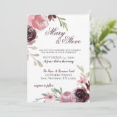 invitation de mariage (Debout devant)