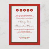 Invitation de mariage (Devant)