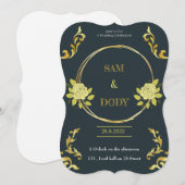 Invitation de mariage (Devant / Derrière)