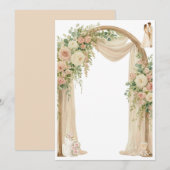 Invitation de mariage (Devant / Derrière)