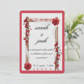 Invitation de mariage (Debout devant)