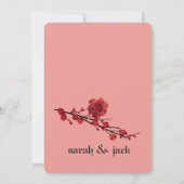Invitation de mariage (Dos)