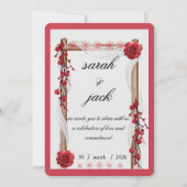 Invitation de mariage (Devant)