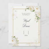 Invitation de mariage (Devant)