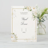 Invitation de mariage (Debout devant)