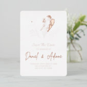 Invitation de mariage (Debout devant)