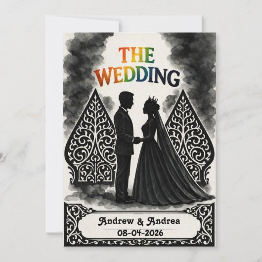 Invitation de mariage (Devant)
