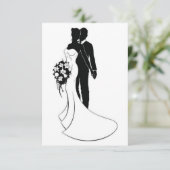 Invitation de mariage (Debout devant)