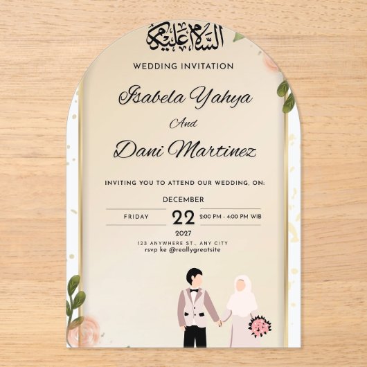 invitation de mariage (Recto)