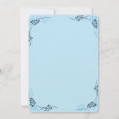 Invitation de mariage (Dos)