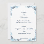 Invitation de mariage (Devant)