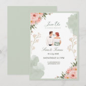 Invitation de mariage (Devant / Derrière)
