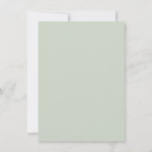 Invitation de mariage (Dos)
