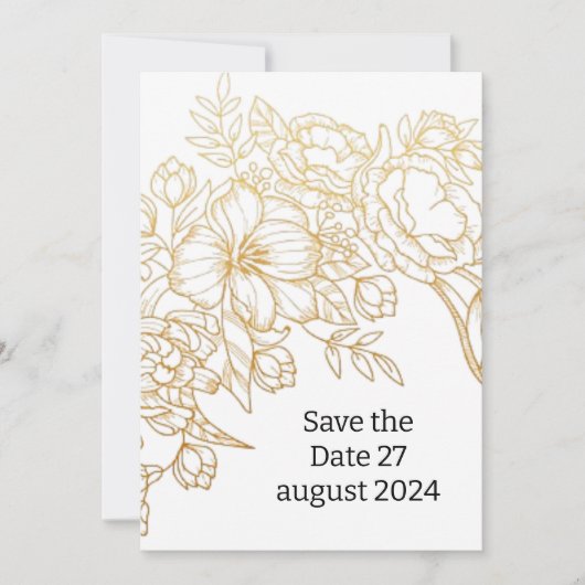 Invitation de mariage (Devant)