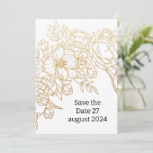 Invitation de mariage (Debout devant)