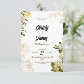 Invitation de mariage (Debout devant)
