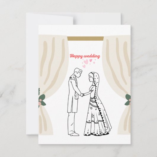 Invitation de mariage (Devant)