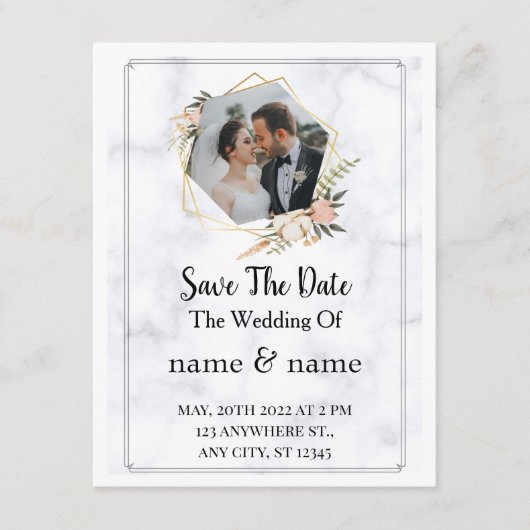 Invitation de mariage (Devant)