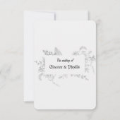 invitation de mariage (Dos)