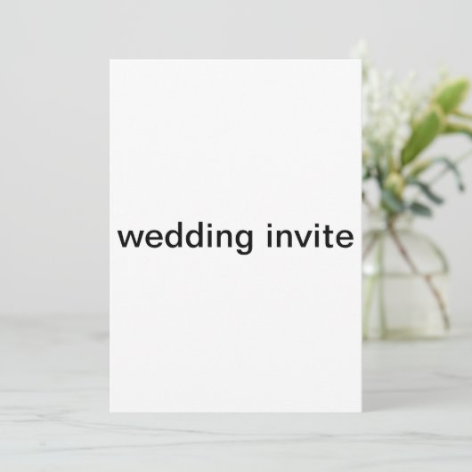 invitation de mariage (Debout devant)