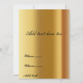 Invitation de mariage 2 (Dos)