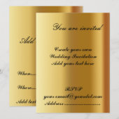 Invitation de mariage 2 (Devant / Derrière)